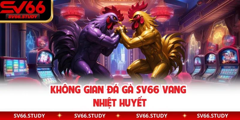Không gian đá gà SV66 vang nhiệt huyết